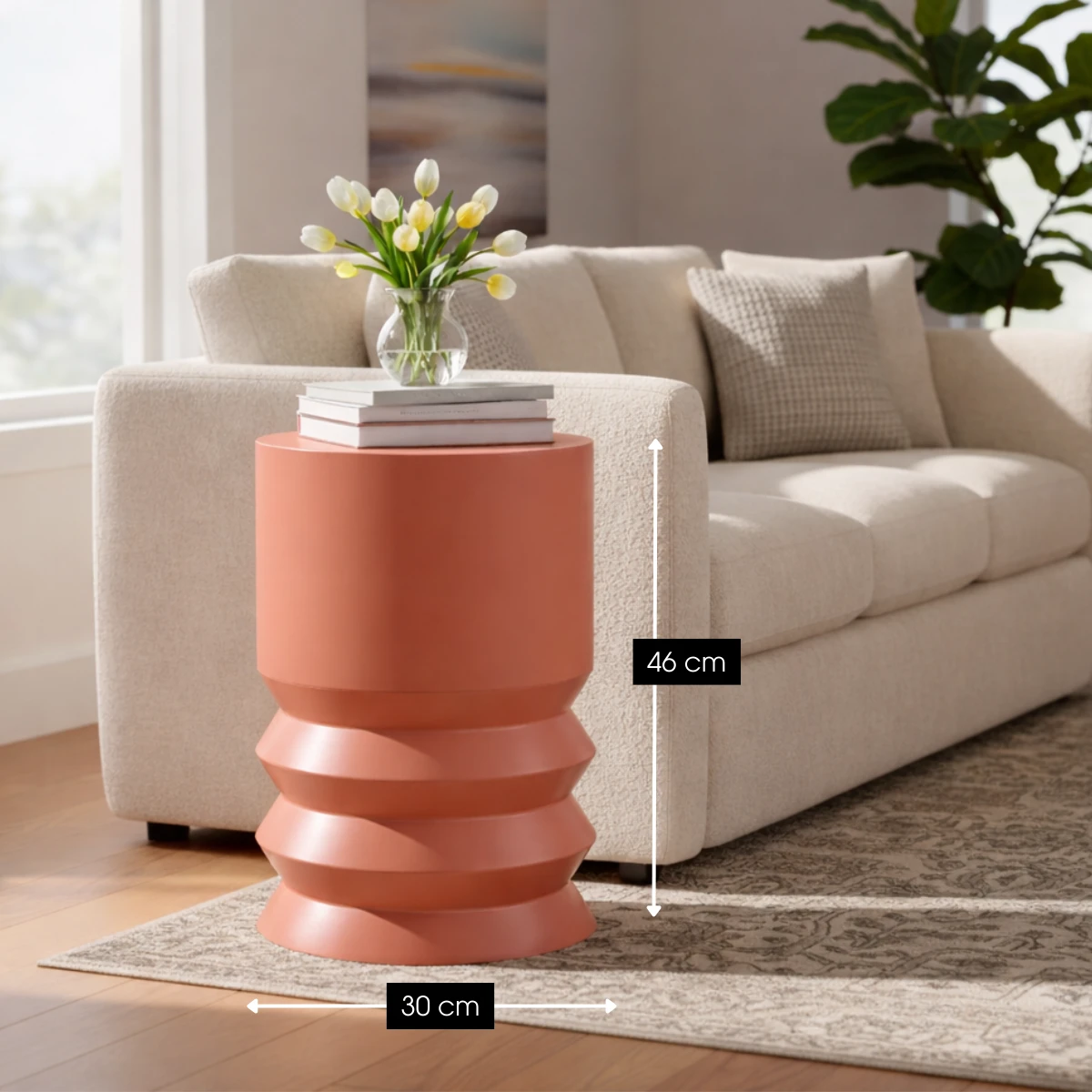 Side table Mart Orange by Mica Decorations
