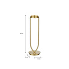 Candlestick Aletta Gold by Mica Decorations