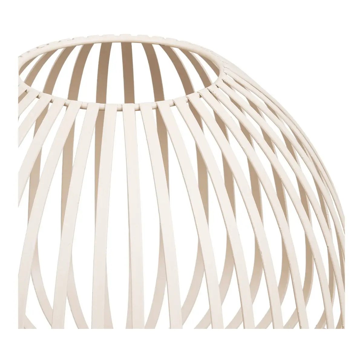 Stoense Lantern, metal, beige, ø25x19 cm by EMIRELLE