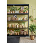Plant basket set Atlantic Light brown by Mica Decorations