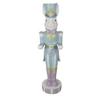 Decoration image rabbit 44x41x123 cm white blue plastic by Clayre & Eef.