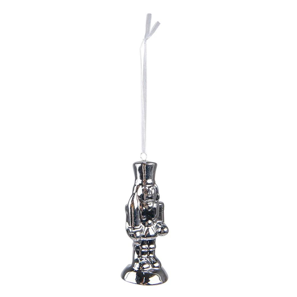 Decoration pendant nutcracker 4x4x10 cm by Clayre & Eef.