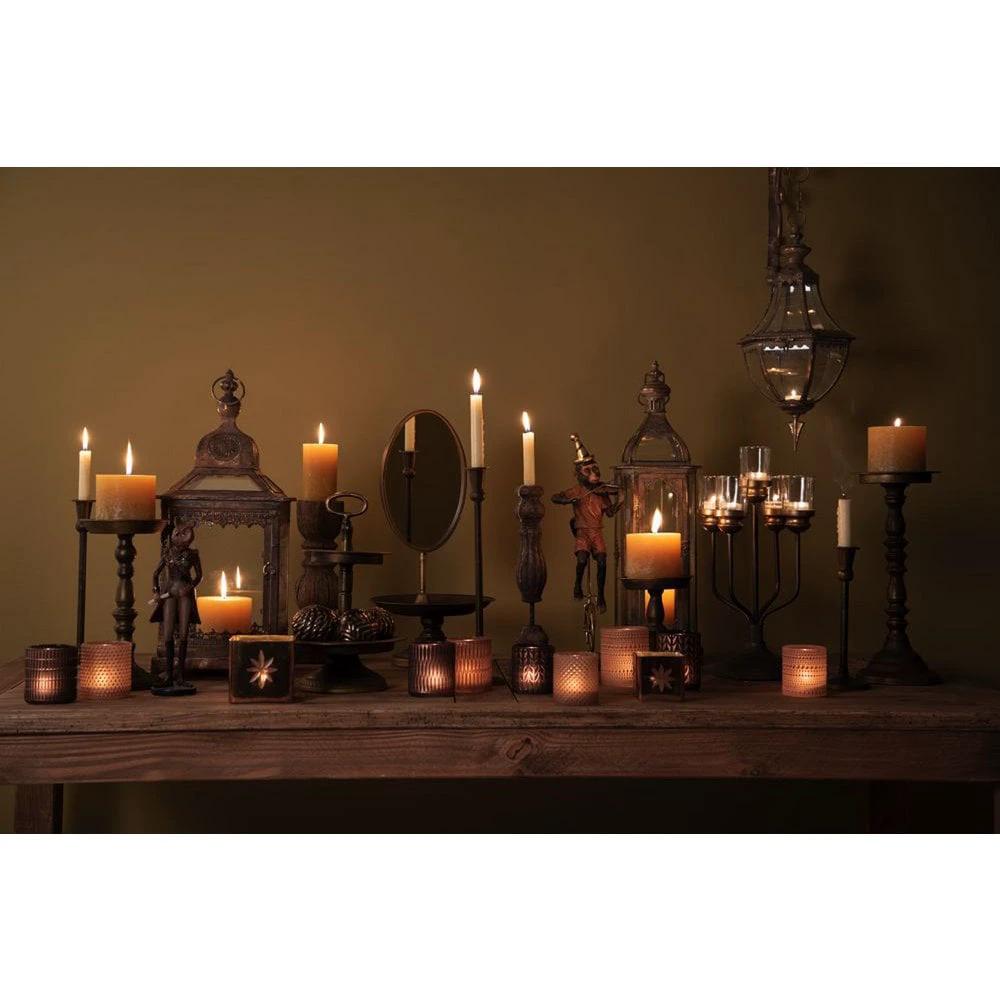 Tea light holder 10x10x10 cm by Clayre & Eef.