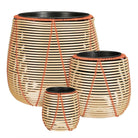 Flowerpot outside Cancun Beige by Mica Decorations