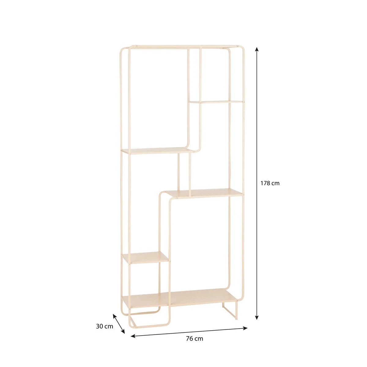 Wall cabinet Jules Light brown by Mica Decorations