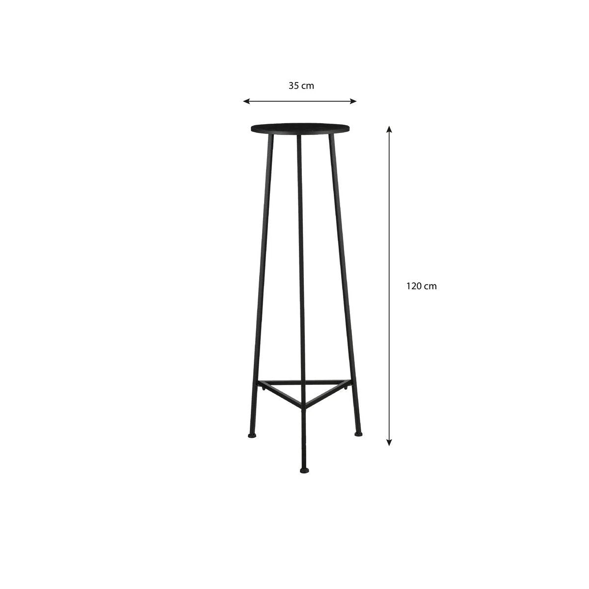 Plant table Adine Black by Mica Decorations