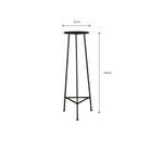 Plant table Adine Black by Mica Decorations