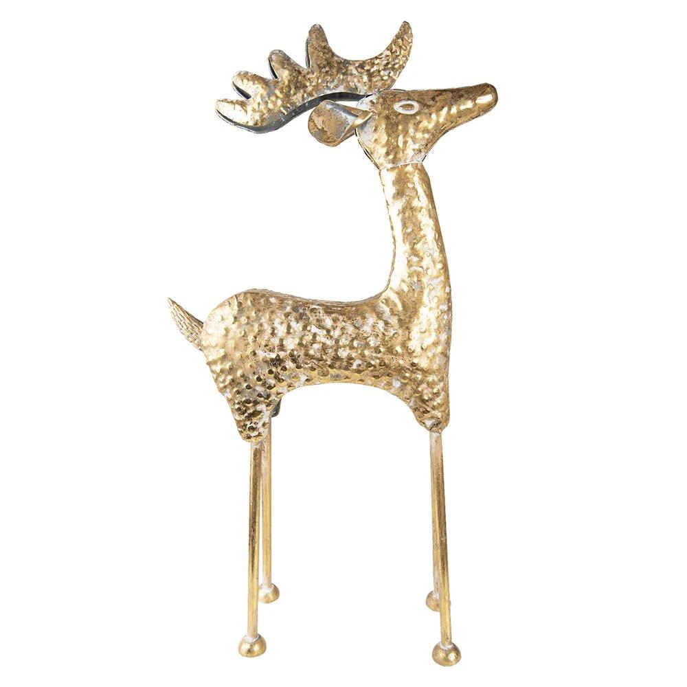 Dekorative Hirschstatue 34x13x73 cm von Clayre & Eef.