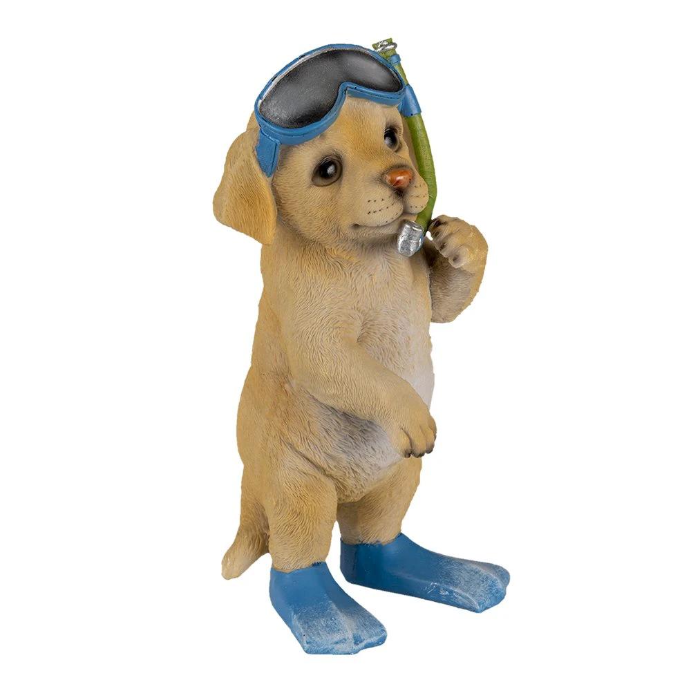 Decoration dog 11x11x23 cm by Clayre & Eef.