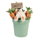 Decoration Statue Rabbit 21x20x28 cm White Plastic by Clayre & Eef.