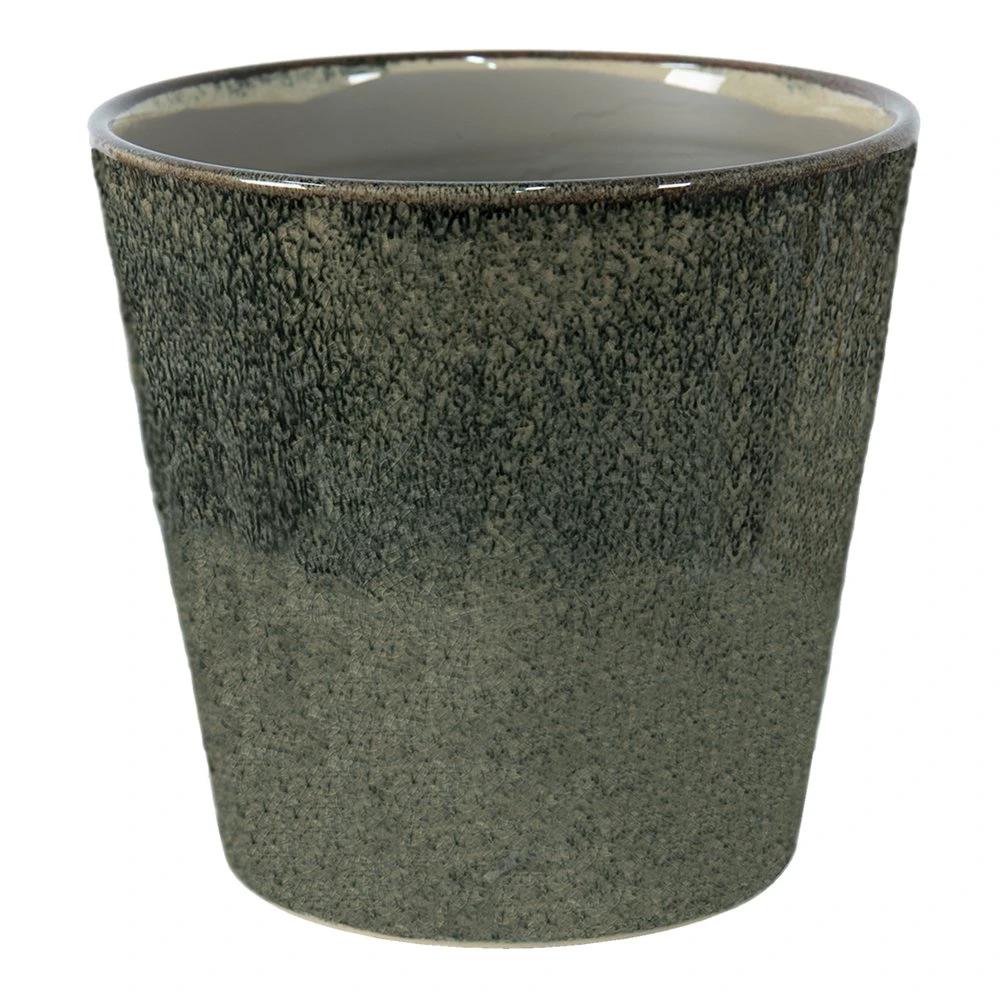 Decoration flower pot Ø 19x18 cm by Clayre & Eef.