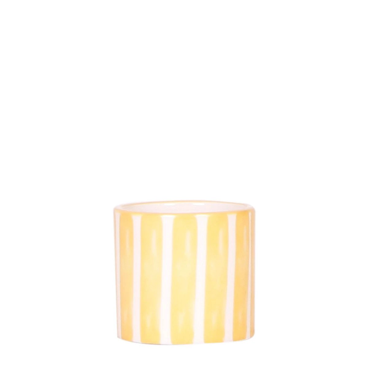 Hummingbird Home | Painted stripe - Yellow - Ø6cm by Kolibri Company