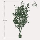 Artificial plant - Eucalyptus - Blue Gum tree - 140 cm by Green boutiQ