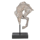 Image horse 28x12x43 cm gray plastic home accessories by Clayre & Eef.