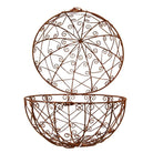 Dekokugel Ø 30 cm kupferfarben. Metalldekoration von Clayre & Eef.