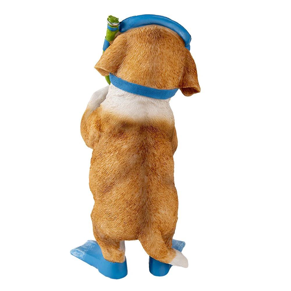 Decoration dog 11x11x23 cm by Clayre & Eef.