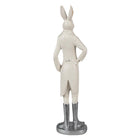 Decoration rabbit 11x8x40 cm by Clayre & Eef.