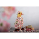 Figur Ente 10x11x18 cm Rosa Polyresin Blumen Wohnaccessoires von Clayre & Eef.