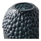 Vase, glass, dark grey, ø14x25 cm by EMIRELLE