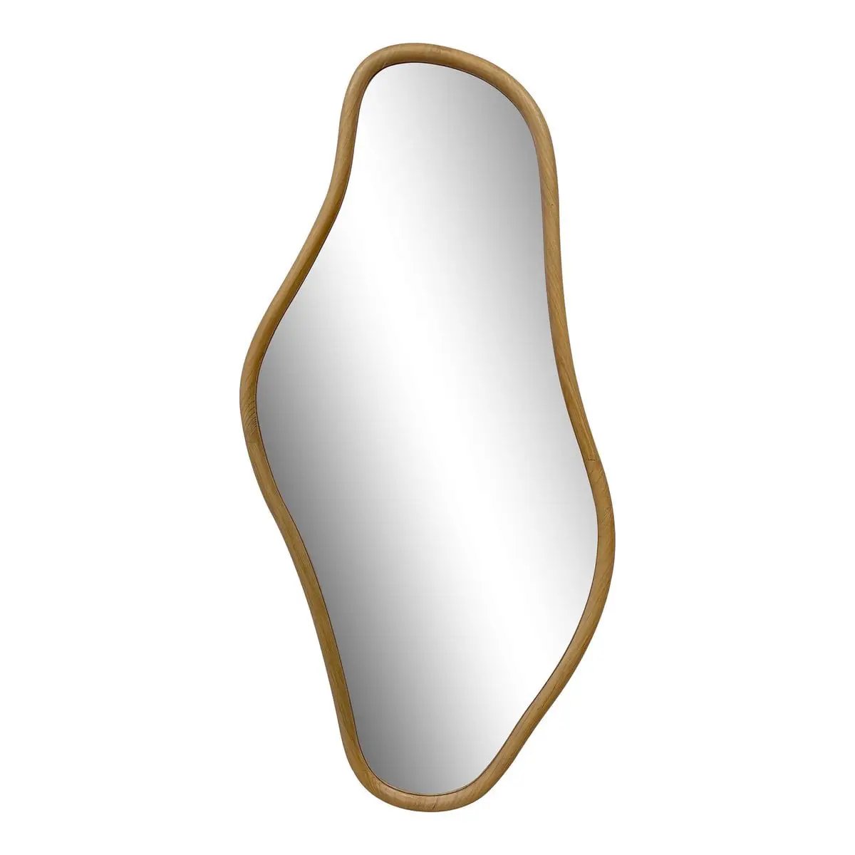 Brandsby Mirror, pinewood, natural, 60x120 cm by EMIRELLE