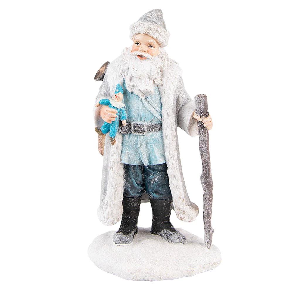 Decoration Santa Claus 11x9x21 cm by Clayre & Eef.