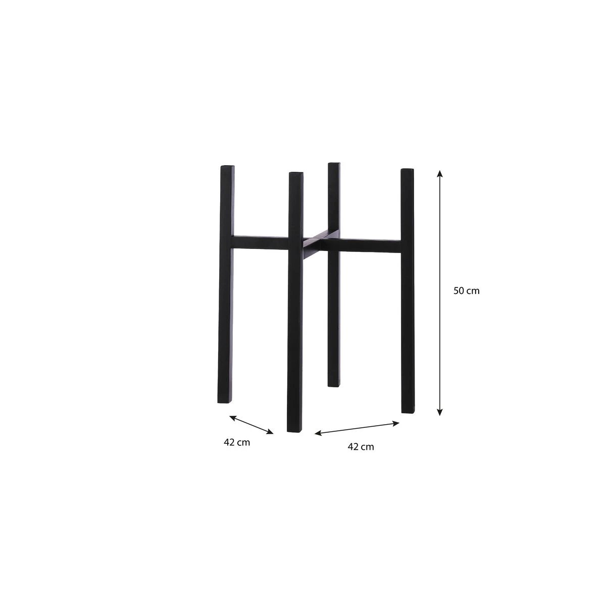 Plant stand Ascot Black by Mica Decorations