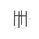 Plant stand Ascot Black by Mica Decorations