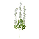 Artificial Flowers Set of 12 110 cm White Plastic by Clayre & Eef.