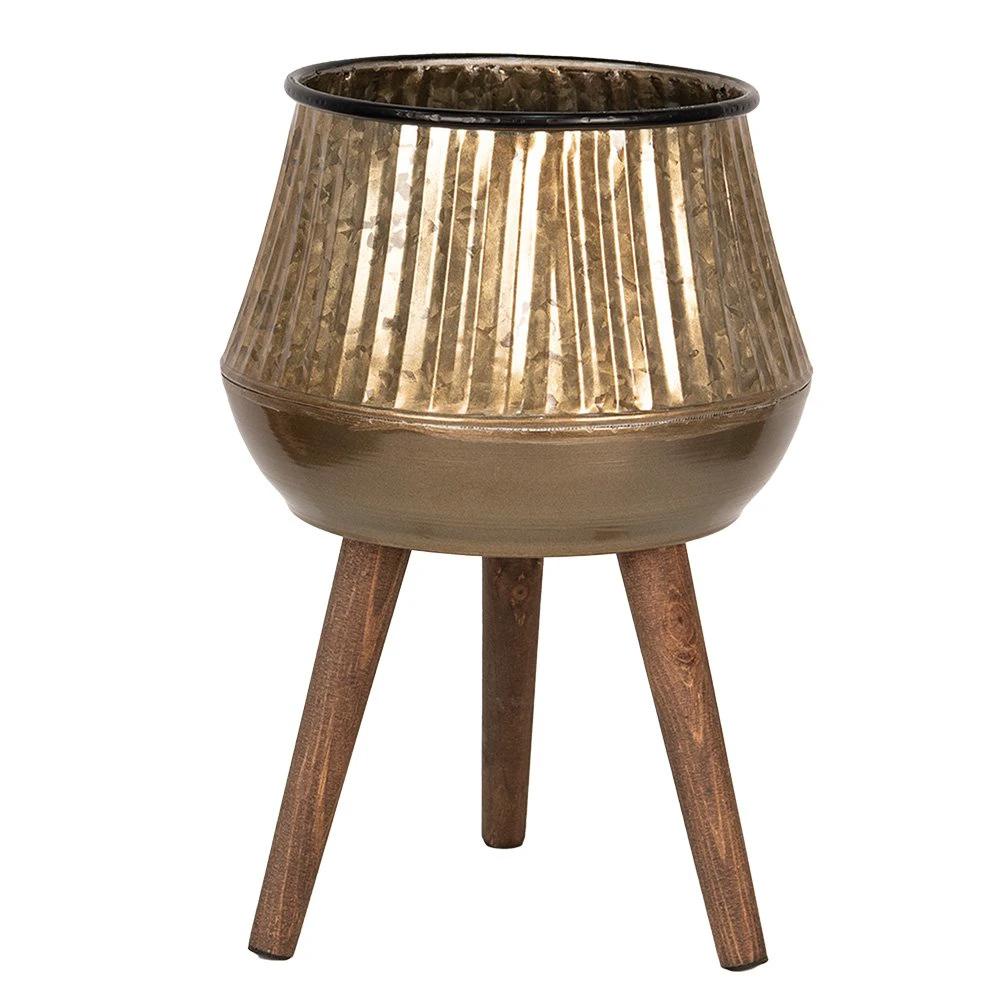 Plant holder 27x27x39 cm by Clayre & Eef.