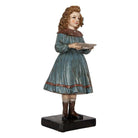 Decoration image woman 15x14x31 cm beige plastic by Clayre & Eef.