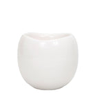Hummingbird Home | Bowl flower pot - White ceramic decorative pot - pot size Ø9cm by Kolibri Company