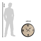 Wall clock Ø 64x4 cm / 1xAA by Clayre & Eef.