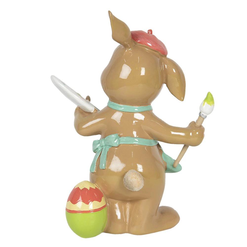 Decoration rabbit 16x10x21 cm by Clayre & Eef.