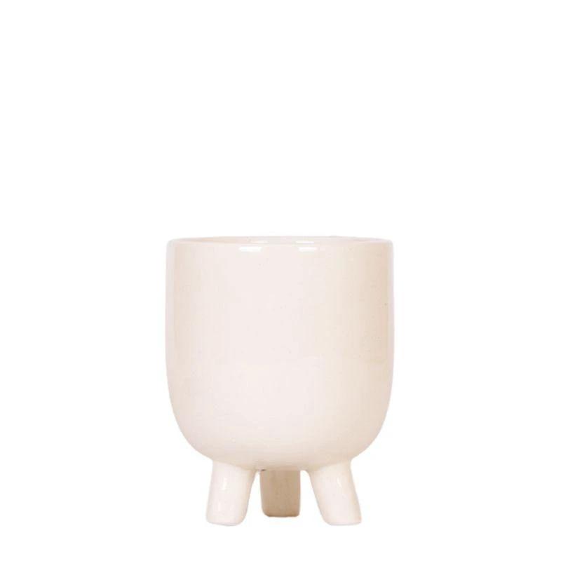 Hummingbird Home | Gummy pot travertine - Ø9cm by Kolibri Company