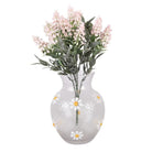Vase Ø 13x16 cm Transparent Glass by Clayre & Eef.