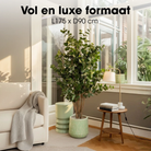 Artificial plant Eucalyptus tree Green by Mica Decorations