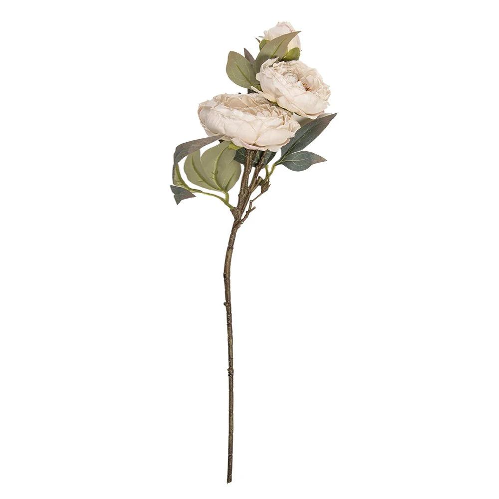 Kunstblume 72 cm aus weißem Kunststoff von Clayre & Eef.