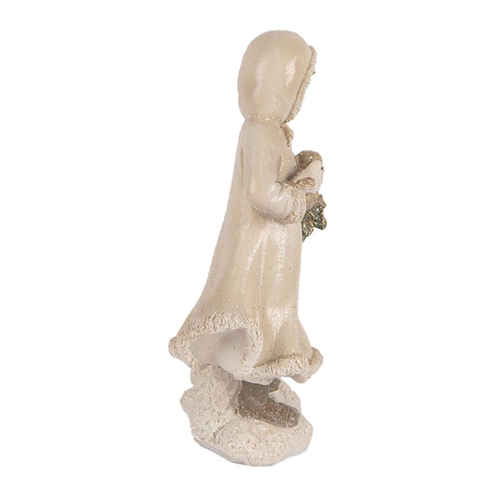 Decoration image child 10x7x17 cm beige plastic by Clayre & Eef.