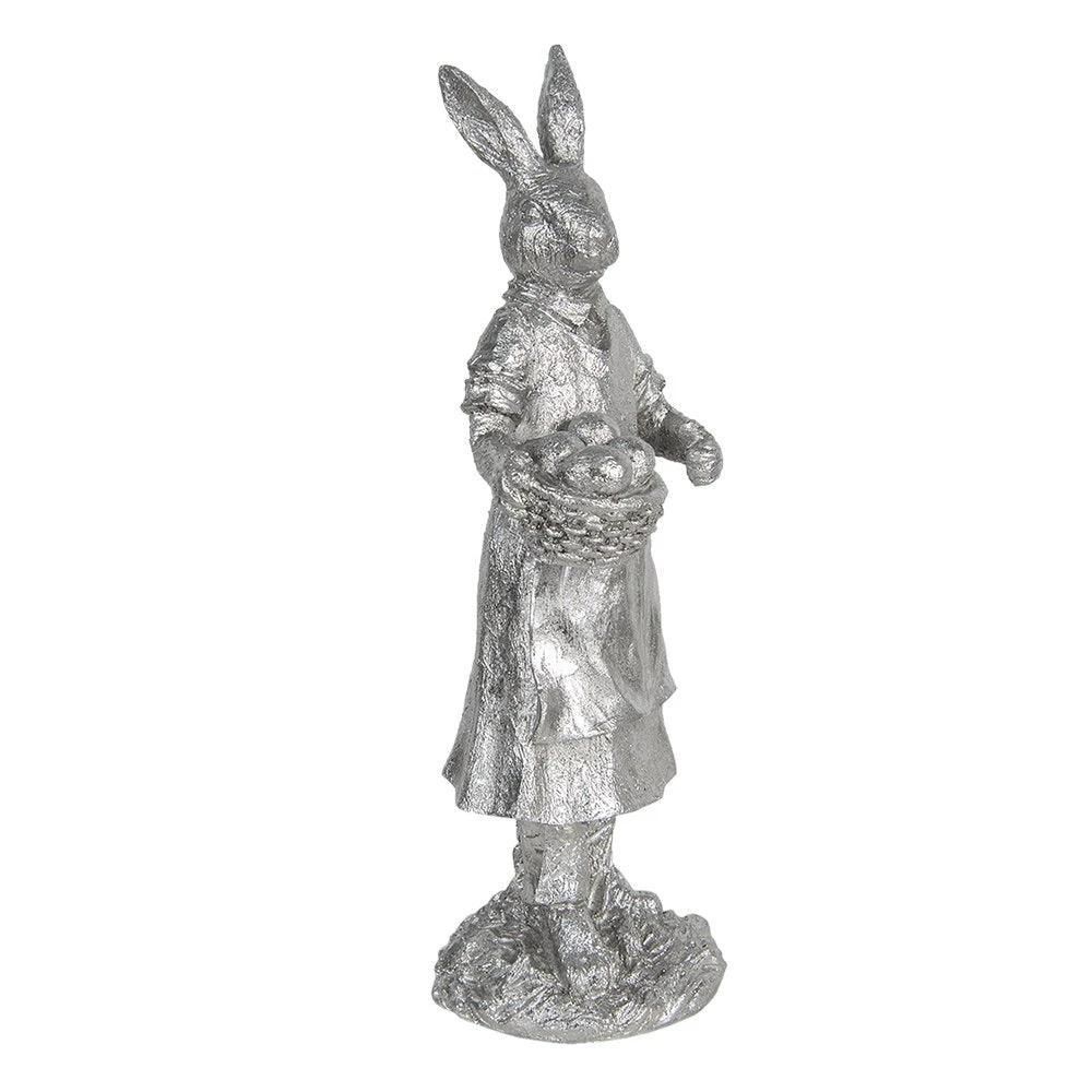 Decoration rabbit 13x12x34 cm by Clayre & Eef.