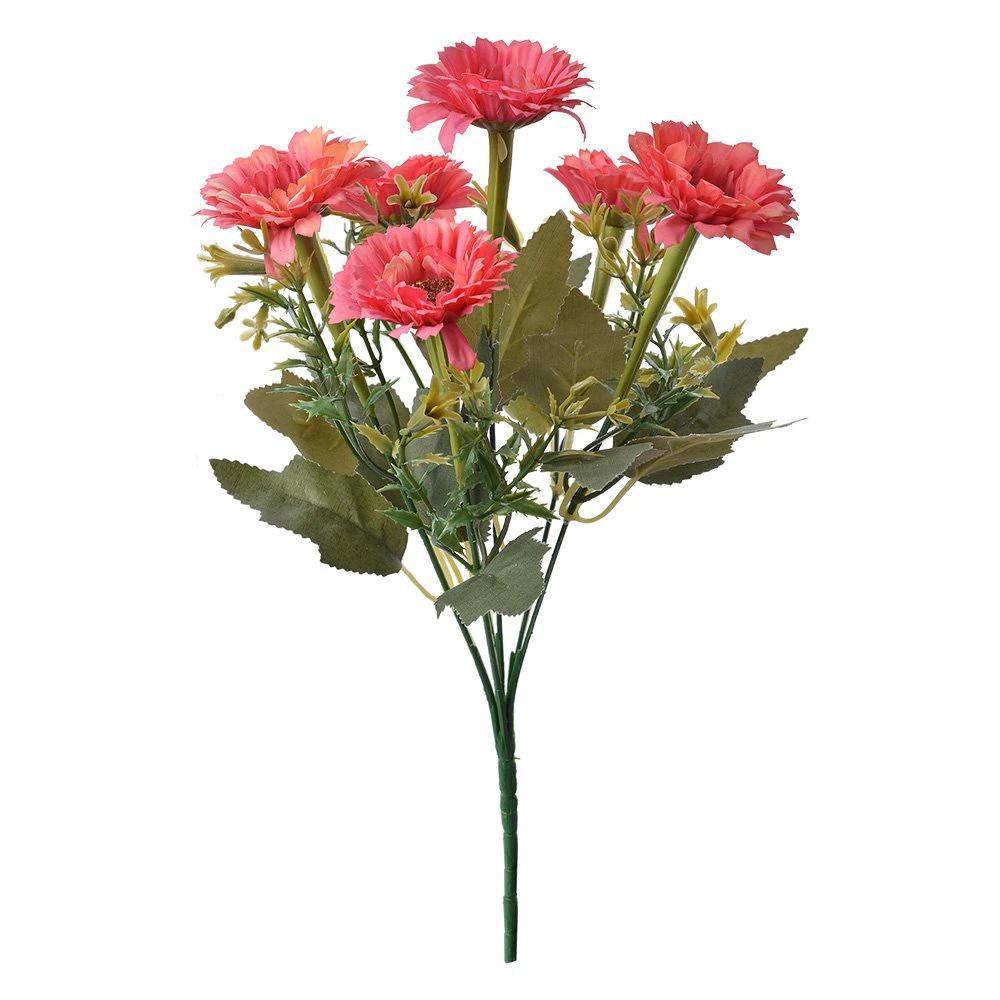 Artificial flower 30 cm pink plastic by Clayre & Eef.