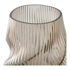 Vase, mouth blown glass, brown, ø17x25 cm by EMIRELLE