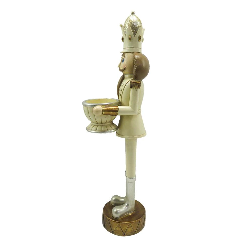 Decoration nutcracker 9x7x30 cm by Clayre & Eef.