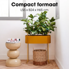 Flowerpot inside Moritz Brown by Mica Decorations