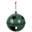 Weihnachtsdekoration Bild Weihnachtskugel Ø 60 / Ø 50 / Ø 40 cm grünes Metall von Clayre & Eef.