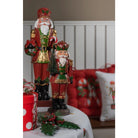 Decoration nutcracker with Christmas tree 13x10x32 cm by Clayre & Eef.