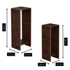 Side table Gian Dark brown by Mica Decorations