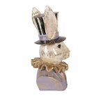 Decoration Statue Rabbit 14x12x27 cm Beige Plastic by Clayre & Eef.