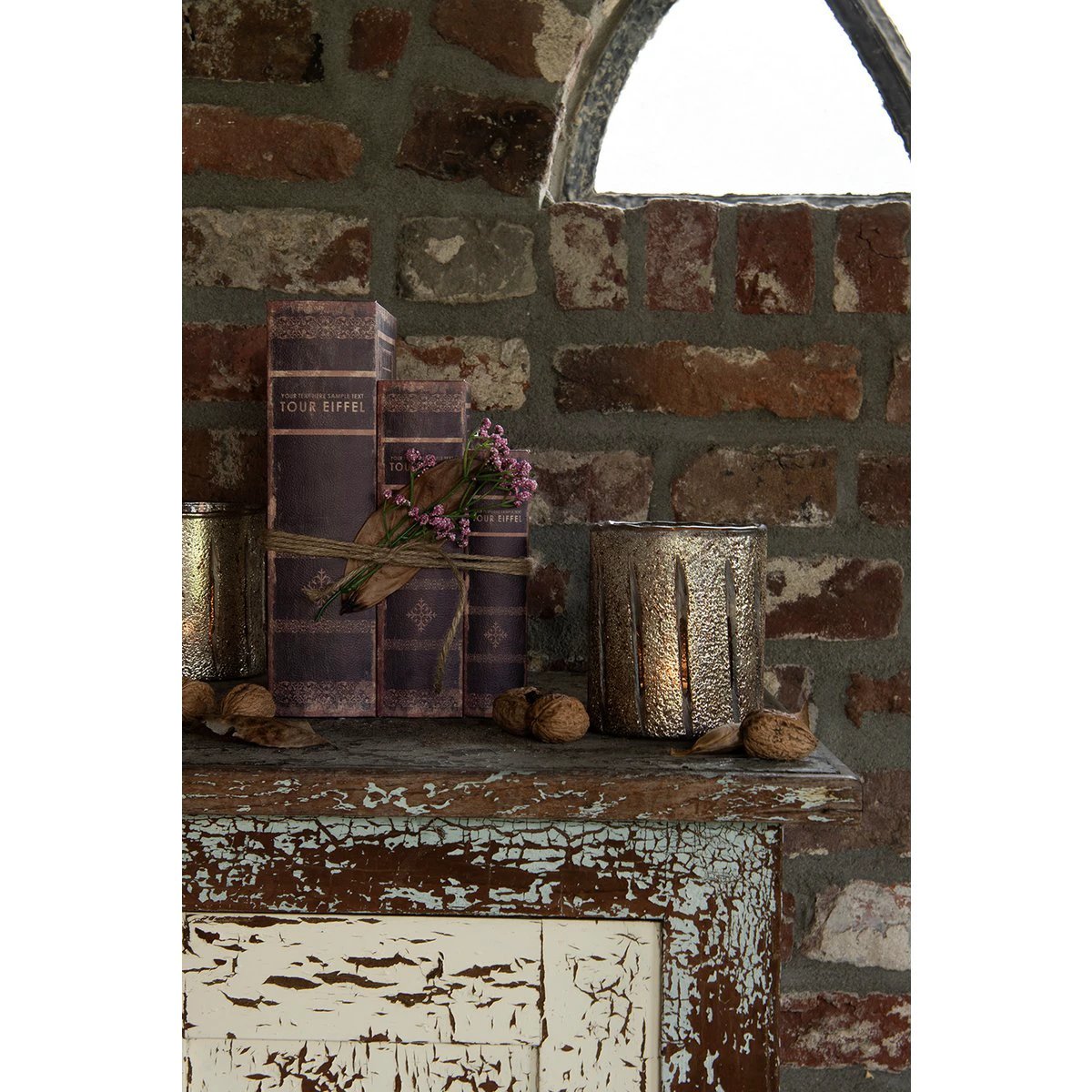 Tealight holder Ø 11x13 cm by Clayre & Eef.
