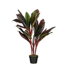 Artificial plant Cordyline Red by Mica Decorations