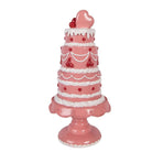 Decoration Image Cake Ø 16x33 cm Pink Plastic by Clayre & Eef.